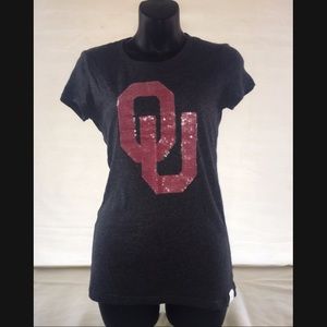 PINK Victoria’s Secret Collegiate Top- Oklahoma U